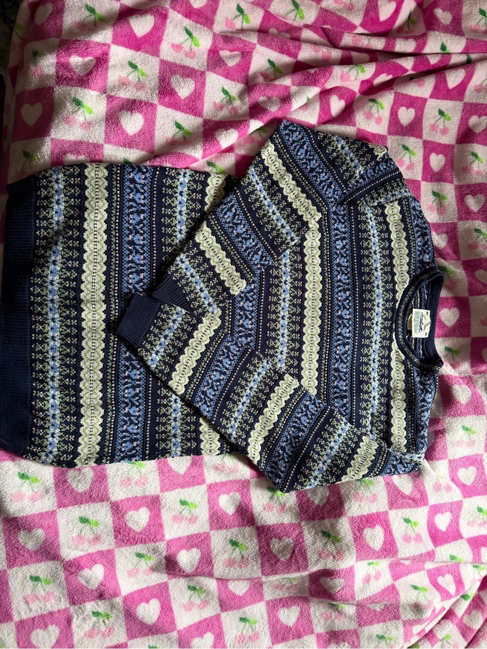 Vintage Northern reflections knit long sleeve